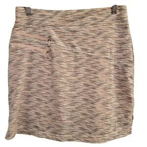 Sport Haley Tennis Textured Heathered Print Golf Tennis Skort Small